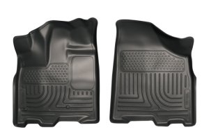 Toyota Sienna Floor Liners - Front - Husky Liners - WeatherBeater - Black - 2013